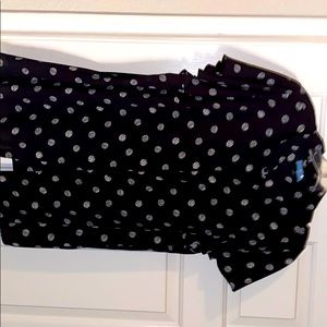 Plus size button up top